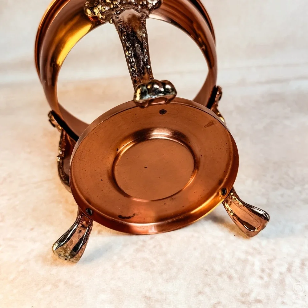 Princess House Copper Carafe Warming Stand